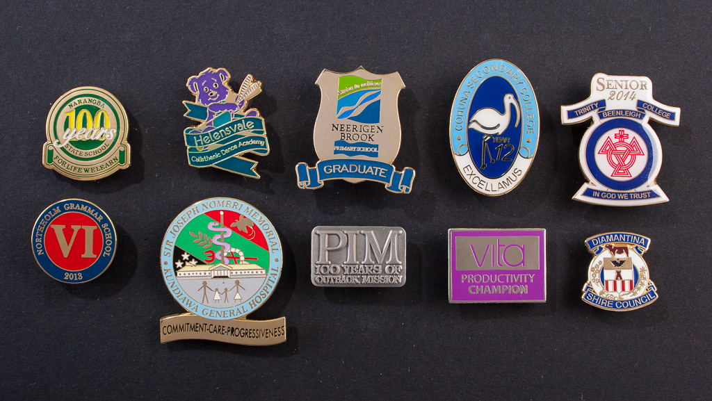 metal pin badge
